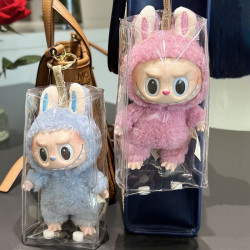 拉佈佈labubu掛件保護套迪士尼星黛露展示袋防塵袋子可掛痛小包包