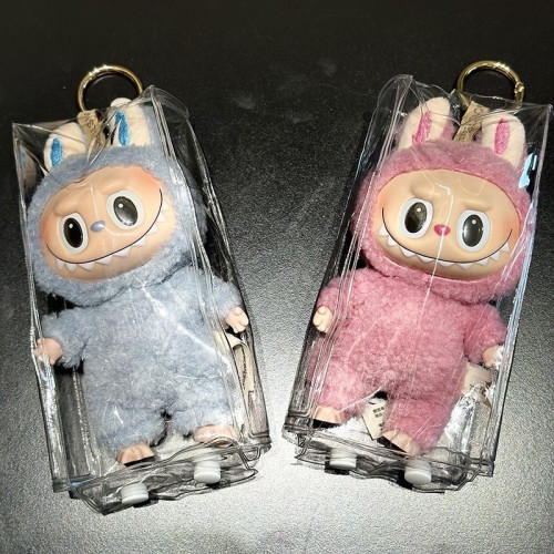 拉佈佈labubu掛件保護套迪士尼星黛露展示袋防塵袋子可掛痛小包包