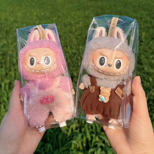 拉佈佈labubu掛件保護套迪士尼星黛露展示袋防塵袋子可掛痛小包包