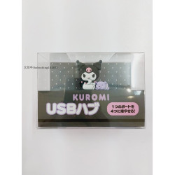 大耳牛24年2月日本版kuromi三麗鷗卡通動漫USB集線器(薄型)正品