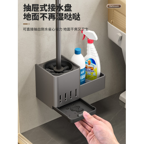 壁掛式置物架免打孔神器馬桶刷