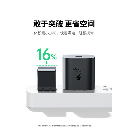 綠聯25W三星折曡屏通用充電器