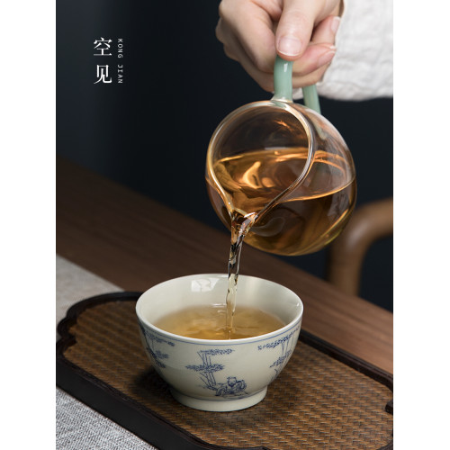 景德鎮高档主人盃個人專用茶盃單盃盃子男女陶瓷茶碗套裝茶盞茶具