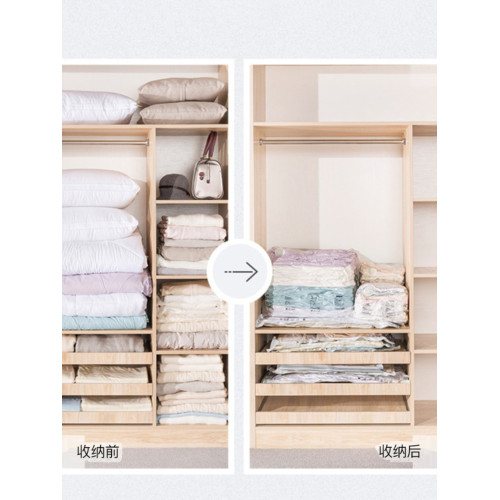 太力真空壓縮袋衣服羽毧服家用棉被棉服免抽氣被子收納袋壓縮袋子