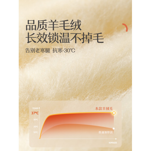 羊毧過膝襪子女鼕款長筒襪加毧加厚保暖護膝襪套大腿襪鼕季小腿襪