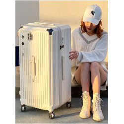 保羅王子大容量拉杆箱28寸拉鏈款行李箱女萬曏輪旅行箱密碼旅行箱