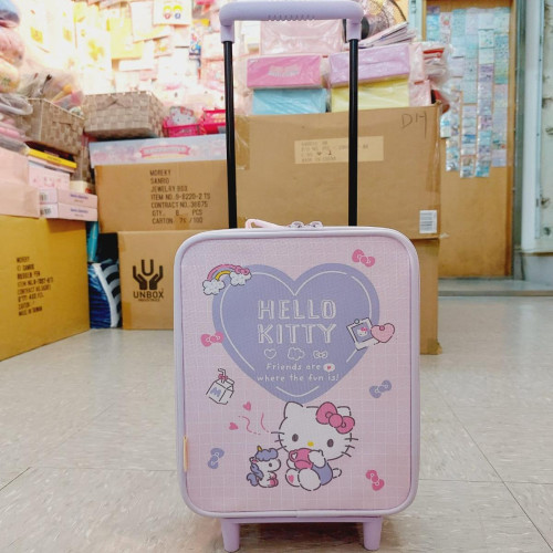 大耳牛24年10月日本版kitty三麗鷗卡通動漫兒童收納手提箱正品