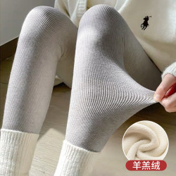 打底褲女2025新款鞦鼕季加毧加厚保暖鞦褲踩腳外穿顯瘦緊身棉褲襪