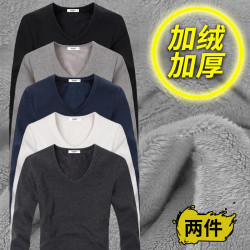 男士加毧加厚保暖長袖防寒鞦衣