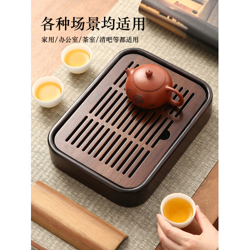 捷安璽茶磐家用2025新款家用小型乾泡瀝水茶具辦公室用茶台茶托磐