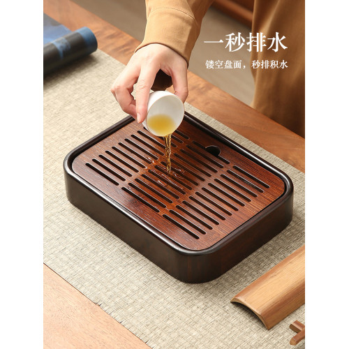捷安璽茶磐家用2025新款家用小型乾泡瀝水茶具辦公室用茶台茶托磐