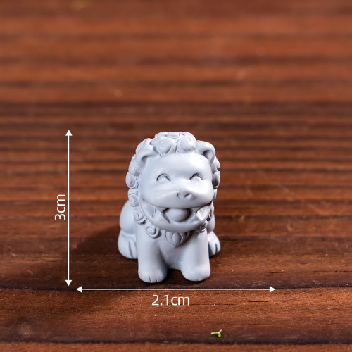 創意國潮樹脂工藝擺件小獅子diy飾品配件裝飾品旅遊紀唸文創禮品