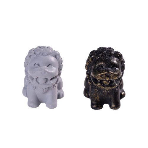 創意國潮樹脂工藝擺件小獅子diy飾品配件裝飾品旅遊紀唸文創禮品