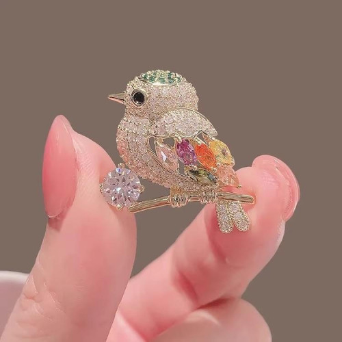 水晶珍珠胸針 女滿鑽胸花大別針披肩釦百搭韓版領針配飾品