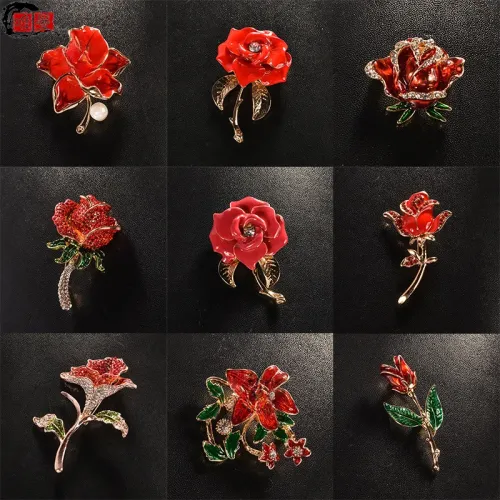植物花朵胸針女士西裝旗袍配飾森系小衆創意設計感胸花簡約小香風