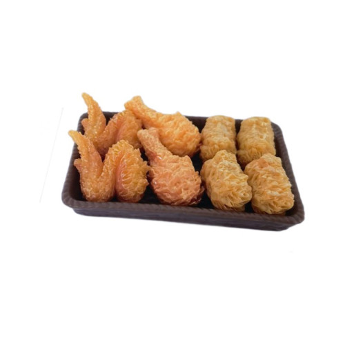 bjd娃娃配件場景模型拍聶道具迷你倣真微縮食玩炸雞食物擺件玩具