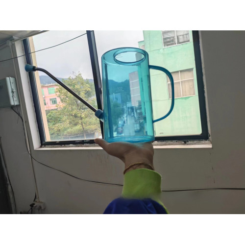 不鏽鋼長嘴澆水壺透明帶刻度澆花壺灑水家用園藝盆栽淋水噴壺工具