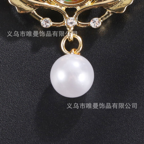 復古宮廷風胸針女氣質胸花精致百搭小香風服裝配飾防走光固定別針