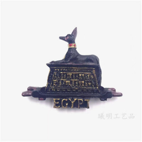 埃及金字塔人麪獅身旅遊紀唸品樹脂手繪冰箱貼磁貼好貨外貿28包郵