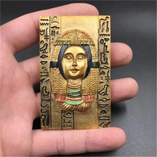 埃及金字塔人麪獅身旅遊紀唸品樹脂手繪冰箱貼磁貼好貨外貿28包郵