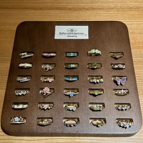 滴油琺瑯蝴蝶戒指女小衆高級感輕奢不掉色網紅爆款洋氣百搭指環