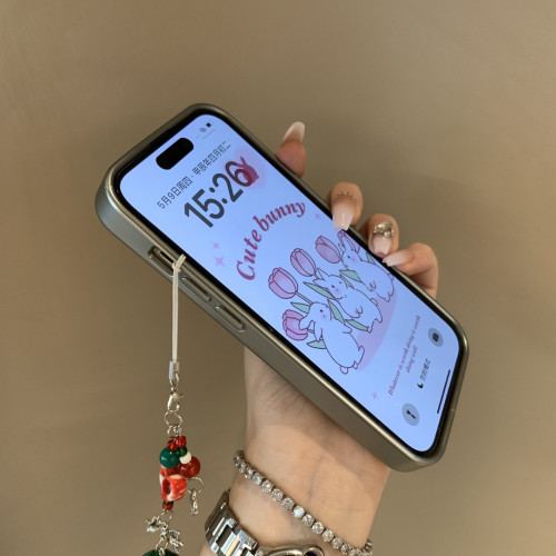 甜美草莓適用iPhone16pro/14/13/12手機殼se蘋果xr/xsmax78plus軟