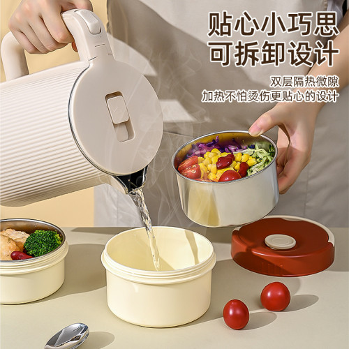316不鏽鋼保溫飯盒上班族帶飯多層便儅盒桶可微波爐加熱餐盒套裝