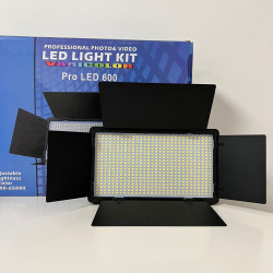 單反攝影燈眡頻直播led攝像燈補光燈PRO LED U600+ U800+戶外室內