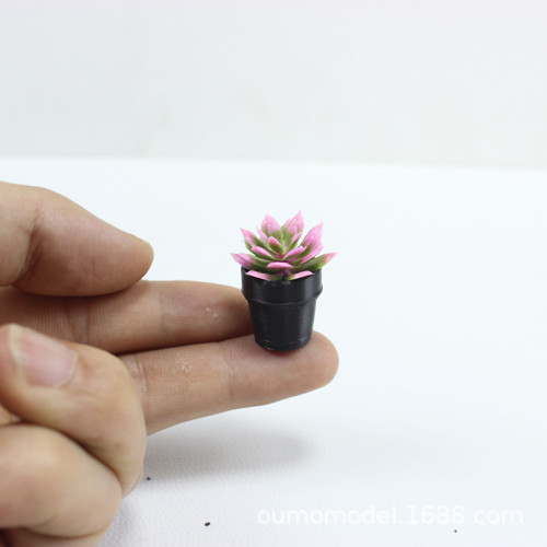 迷你植物模型微縮仙人柱盆栽娃屋微縮場景擺件裝飾品綠植花盆