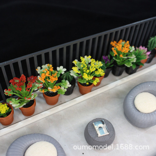 迷你植物模型微縮仙人柱盆栽娃屋微縮場景擺件裝飾品綠植花盆