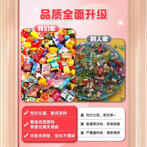 迷你倣真小物品全套微縮食玩飲料小賣部小超市模型擺件過家家玩具