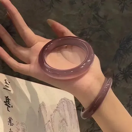 新中式國風美清冷感手鐲2024新款高顔值古風氣質設計百搭平安手鐲