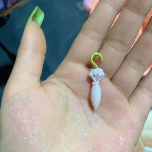 樹脂 小雨繖工藝品 diy嬭油膠素材配件