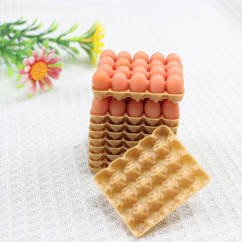 1:12娃娃屋dollhouse微縮食玩廚房生活場景模型迷你倣真雞蛋托磐