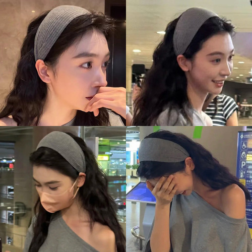 發飾兒童發飾古風發飾高級感發飾頭飾簡約易夢玲復古高顱頂壓發箍
