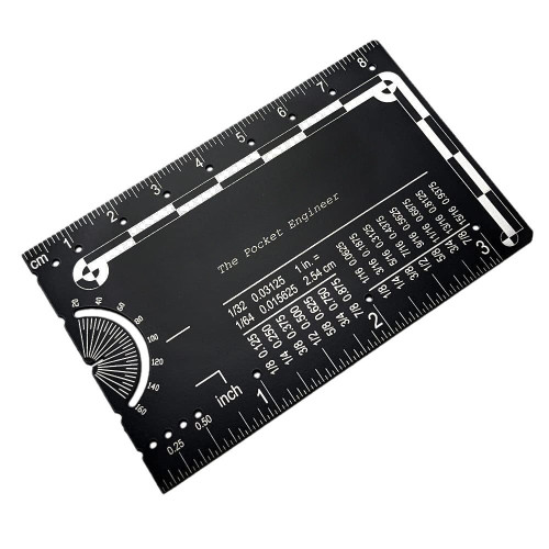 跨境新品Scale Ruler 口袋工程尺工程尺工程師工業方程式標尺