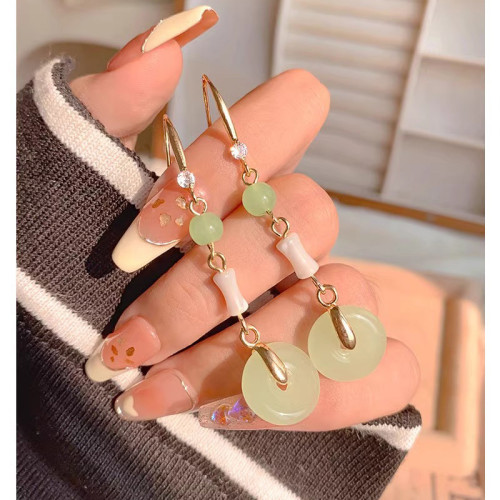 中古風長款流囌耳環女輕奢ins高級感耳墜小衆氣質新中式爆款耳飾