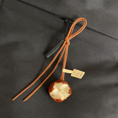 可愛堿水麪包創意鈅匙包包掛件新款童趣甜美牛角包法棍配飾掛件
