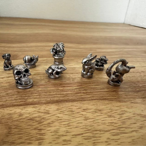 跨境新品亞馬遜爆款 創意復古銅色微景觀 可愛的小動物鉸鏈頭居家