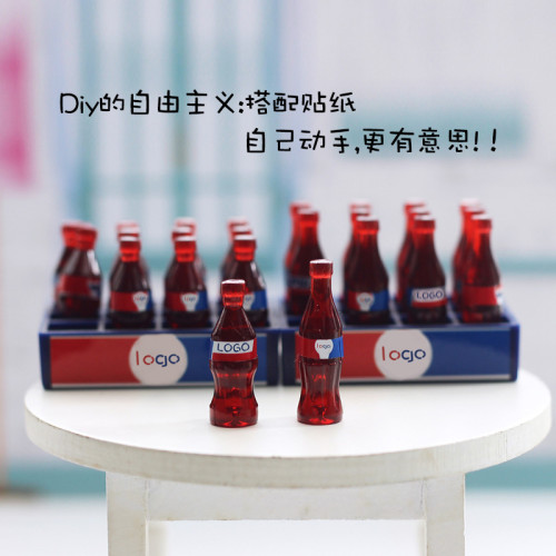 ob11娃屋配件微景拍攝道具汽水迷你DIY可樂百事飲料玩具模型D454