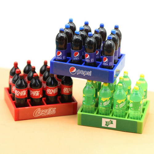 百事可口可樂樹脂配件 diy手工玩具微縮擺件迷你雪碧瓶碳酸飲料瓶