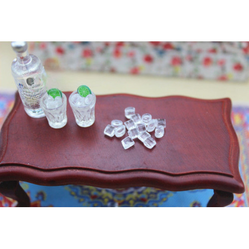 52DOLLHOUSE 微縮食玩場景模型 小佈娃娃屋配件 迷你冰塊一包D194
