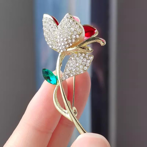 多款玫瑰花花朵珍珠胸針 復古高級精致胸花西裝別針飾品 廠家批發