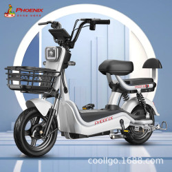 鳳凰2024新款電動車成人代步助力電瓶車新國標男女小型電動自行車