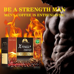 X Power Coffee 工廠直銷男性能量咖啡速溶黑咖啡 Energy Coffee