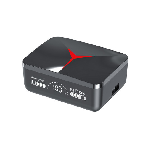 跨境外貿M19 M10 M90 F9-5C M28藍牙耳機TWS觸控數顯運動無線耳機