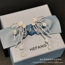 新品HEFANG何方玫瑰花園耳環耳釘輕奢女情人節禮物廠家一件代發