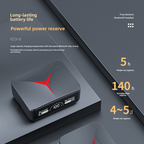 跨境專供M10藍牙耳機超長續航TWS大電量電競遊戯低延遲耳機源頭工