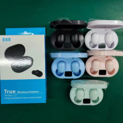 跨境爆款 E6S藍牙耳機數顯A6S馬卡龍E7藍牙耳機迷你運動型耳塞式
