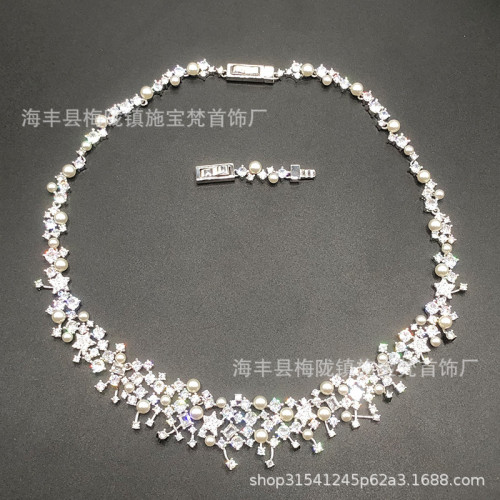 [趙今麥聯名新品]HEFANG何方璀璨星雲項鏈女 美依禮芽同款鎖骨鏈